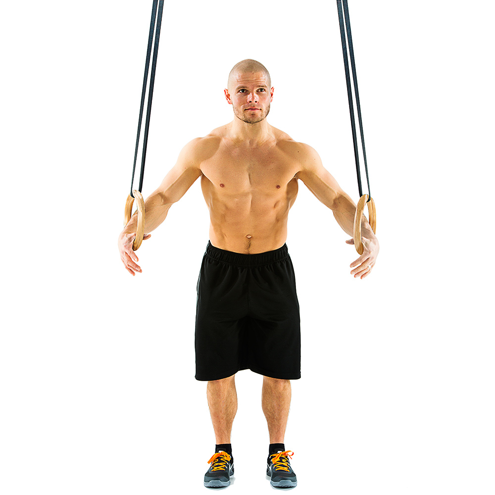 Gymnastikring Gymstick Wooden Power Rings